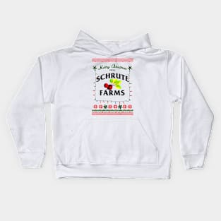 Schrute Farms Christmas Kids Hoodie